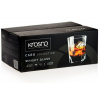 KROSNO Caro poháre na vodu a džús s obsahom whisky 280 ml (KROSNO Caro poháre na vodu a džús s obsahom whisky 280 ml)