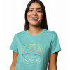 Columbia Sloan Ridge Graphic SS Tee Dámske Tričko Farba: Teal, Find Your Trail, Veľkosť: S 2077451330
