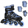 Sada NILS Extreme NA0189, kolečkové brusle, chráníče, modré, vel.L (39-42)