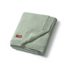 BabyOno Detská bavlnená deka s flanelovou podšívkou 75x100cm - zelená