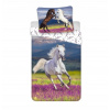 Jerry Fabrics obliečky Kôň Meadow Provence Bavlna 140x200 70x90