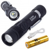 Bailong taktické led cree zoom XM-L T6 baterka