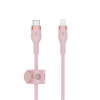 Belkin CAA011bt2MPK USB-C s konektorem LTG, 2m, růžový