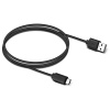 AVACOM dátový a nabíjací kábel USB - USB Type-C, 100cm, čierna DCUS-TPC-P10K