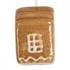Clayre & Eef Závesná ozdoba perníková chalúpka Gingerbread Cott - 4*4*5 cm - Clayre & Eef