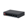 Dahua Technology PFS3006-4GT-60-V2 Gigabit Ethernet (10/100/1000) Podpora napájení po Ethernetu (PoE) Černá