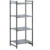 Systém zásuvných plastových regálov ,š x h police 680 x 540 mm