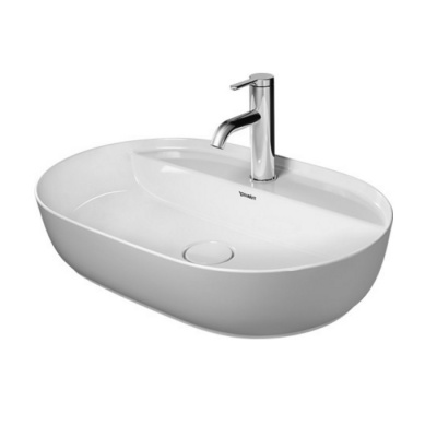Duravit Luv Washbowl 600mm Luv, white without OF, with Tap, w.1 TH 0380600000