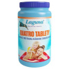 multifunkčné tablety na chlórovú dezinfekciu vody v bazéne laguna 4v1 quatro 5kg