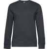 B&C Mikina B&C QUEEN Crew Neck, dámská COT-01W01Qa9701 S Asphalt