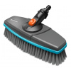 Gardena Cleansystem ruční kartáč měkký, kartáč na větší, citlivé povrchy