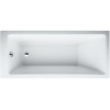 LAUFEN Pro pravouhlá vaňa akrylátová, odtok zboku, 1600 x 700 x 460 mm, biela, H2339500000001
