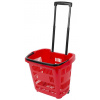 Košík Racks Shopper 460x355x420 mm, nákupný, teleskopická rúčka, s kolieskami