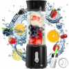 MIXÉR NA DŽÚSY PRENOSNÝ 500 ML MINI MIXÉR NA KOKTAILY A SMOOTHIES ČIERNY