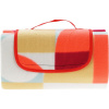 Pikniková deka Retro kocka 130 x 150 cm, červená