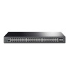 TP-LINK TP-Link JetStream TL-SG3452 sieťový prepínač Riadený L2 Gigabit Ethernet (10/100/1000) 1U Čierna (TL-SG3452)