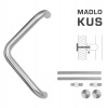 Madlo na dvere FT - MADLO kód K14T Ø 32 mm UN ks NEM - nerez matná (F60) | MP-KOVANIA.sk