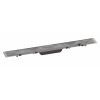 Hansgrohe RainDrain Rock Lineárny sprchový žľab 600, s roštom pre vloženie dlažby, nerezová 56029000-HG