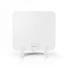 Nedis Nedis ANIR2502BK700 - Pokojová HDTV Anténa | 0–25 km | Zesílení 30 dB | FM/VHF/UHF | Bílá