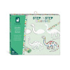 Janod Kreatívna sada Kreslenie krok za krokom Dinosaury Step by step