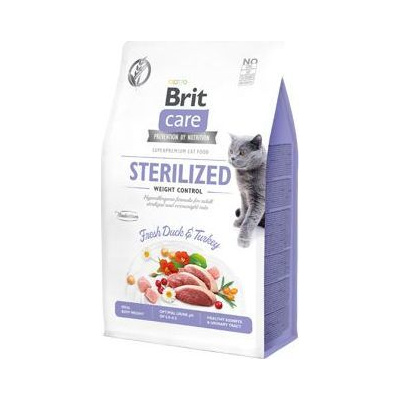 Granule pro kočky Brit Care Cat GF Sterilized Weight Control, 0,4 kg