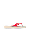 Havaianas Hav. Top Marvel Classics Beige Stra Flip Flops Womens Beige/Ruby Red 13C