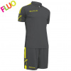 Futbalový set dres + šortky Givova Kit Play, sivá / žltá neónová Veľkosť: L