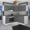 Meble kuchenne Premium Full Version 360 cm szare antracyt grafitowe z blatem Producent