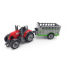 Wiky Kovový Traktor s ohrádkou 19cm žltá