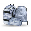 BAAGL 3 SET Skate NASA Grey: batoh, peračník, sáčok