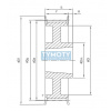 Remenica TB 64 8M 20 optibelt ZRS na Taper Lock