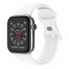 AppleKing silikónový remienok s motýlikovou prackou pre Apple Watch Ultra 49mm / 46mm / 45mm / 44mm / 42mm - biely - možnosť vrátiť tovar ZADARMO do 30tich dní