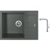 Set Sinks AMANDA 650 Titanium + batéria Sinks SLIM S2 kartáčovaná