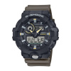 Casio G-Shock Hodinky GA-710TU-1A3ER, čierna/hnedá
