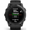 Inteligentné hodinky Garmin epix Pro (Gen 2) Glass - 51 mm - Gray / Black Silicone Band (010-02804-21)