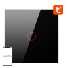 Inteligentný vypínač svetla WiFi Avatto TS02-EU-B1 1 Way TUYA (čierny) 6976037360315