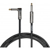 Cascha Standard Line Guitar Cable Čierna 9 m Rovný - Zalomený