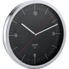 Rádiom riadené nástenné hodiny Crono 24 cm čierne