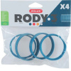 Zolux Komponenty Rody 3-spojovací krúžok modrý 4ks