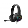 Onikuma X7 Pro herné podsvietené slúchadlá s mikrofónom, 3.5mm + USB – čierna