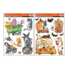 MFP Okenná fólia 40001 Halloween s glitrom 29x41cm