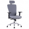 Ergonomická kancelárska stolička OfficePro Halia Farba: sivá, Opierka hlavy: s opierkou 3 farby