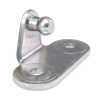 Konzola k plynovej vzpere pravouhlá 40x20mm, guľový čap pr. 10mm, oceľ