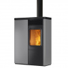 N70 SLIM 6KW teplovzdušné kachle na pelety Nobis Farba: Šedá, Výkon: 6 kW, Model: Comfort Air UP