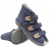 Danielki preventívna obuv sandále z prírodnej kože S104 veľ 22 jeans