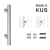 MPkovania FT - MADLO kód K00 Ø 25 mm SP ks Rozteč madla: 600 mm, Rozmer profilu madla: Ø 25 mm, Dĺžka: 800 mm