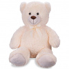 Mikrotrading Medveď plyšový s mašľou 100 cm, smotanový 8592117902251