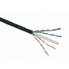 Solarix kabel CAT6 UTP drát 500m cívka PE venkovní, SXKD-6-UTP-PE