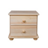 Drewmax Noční stolek SN108, 42x41x35, borovice (Barva dřeva: Dub)