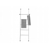 Kúpeľňový vešiak rebrík stojan 158 x 52 cm